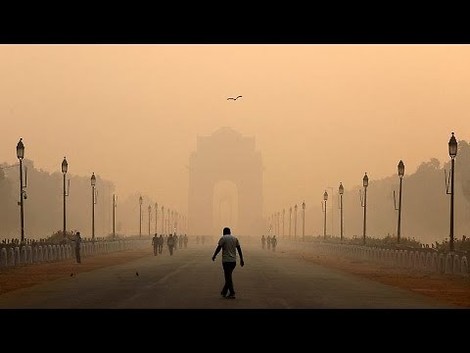 Dicke Luft in Delhi.
