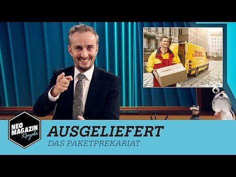 "Die neue ausgebeutete Arbeiterklasse" – Böhmermann zu den Arbeitsbedingungen von Paketboten und Co.