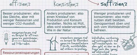 Effizienz-Konsistenz-Suffizienz