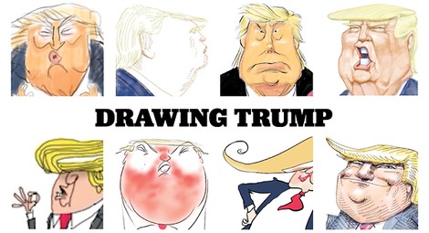 „Sein Gesicht ist ein einziger großer Abenteuerspielplatz“ – Karikaturisten über Donald Trump