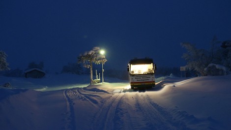 Die rollende Bibliothek jenseits des Polarkreises 