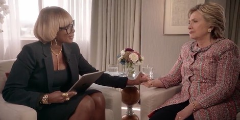 Mary J. Blige interviewt Hillary Clinton 