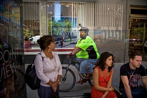 Der fette Mann und das Fahrrad