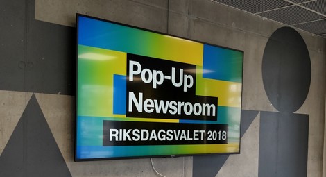 "Fake News" in Echtzeit bekämpfen: Schweden bekommt zur Wahl einen Pop-up-Newsroom