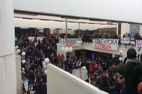 Mazedoniens Studenten: Vom Bildungsprotest zur antiautoritären Revolte