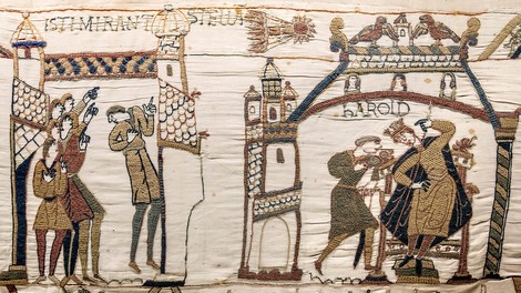 Der Teppich von Bayeux und der Brexit: Macrons sensationelle, aufgeladene Geste an die Briten