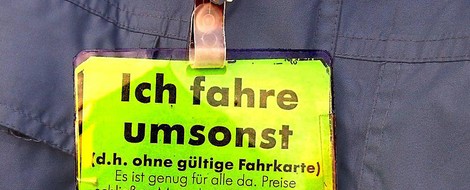 Schwarzfahren muss keine Straftat sein