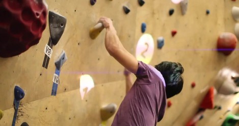 AR-Bouldern: Wenn die Kletterwand zum Spielfeld wird