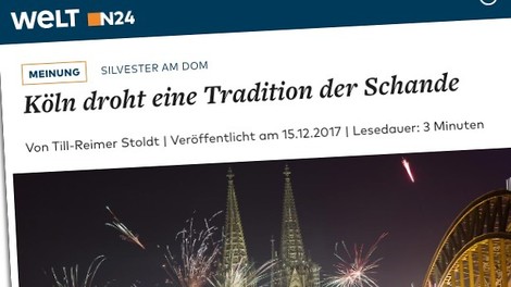 Bleigießen, Böllern, Flüchtlinge diskriminieren: Die neue Silvestertradition