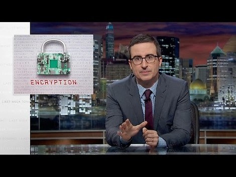 Grandios wie üblich: John Olivers „Last Week Tonight“ diesmal zum Thema „Encryption“ (Video, 18min)