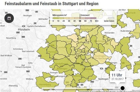 Konstruktiver Umweltjournalismus: Das Feinstaub-Radar der Stuttgarter Zeitung 