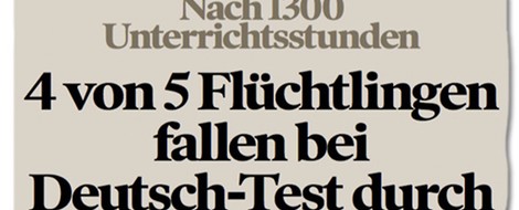 5 von 5 Bild-Redakteuren versuchen gar nicht die Wahrheit über Flüchtlinge zu schreiben