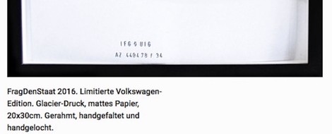 Frag den Staat: Edition Volkswagen