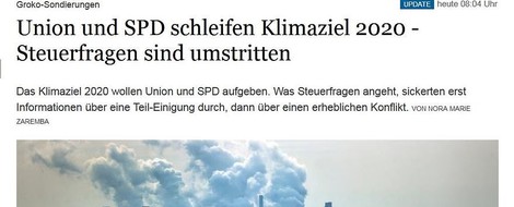 Wie "kurzfristig" die Politik von SPD und Union ist