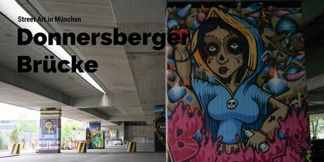 Diese großartige Graffiti-Galerie findet ihr unter einer hässlichen Münchner Brücke  