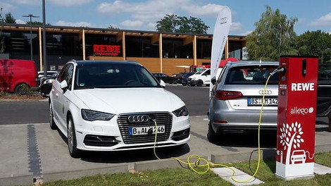 Strom aus dem Supermarkt — Einzelhändler helfen beim Ausbau der Elektromobilität