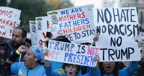 Wann ist Protest nach Trump erfolgreich? Wenn er sich nicht auf Trump fokussiert