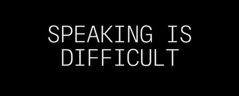 Ohne Worte - "Speaking is difficult" bebildert Amerikas Gewalttrauma