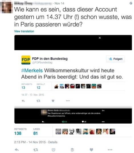 Erst denken, dann teilen - gerade bei breaking news