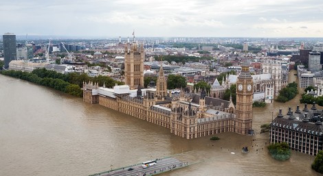 Interaktive Visualisierung: Land unter in London, Rio, Hamburg