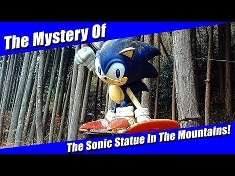 Das Geheimnis einer riesigen Sonic-Figur in den japanischen Bergen