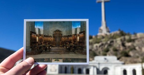 Ein Besuch am Grab des spanischen Diktators Franco