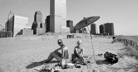 Künstler erkoren diesen Stadt-Strand im New York der '80er Jahre