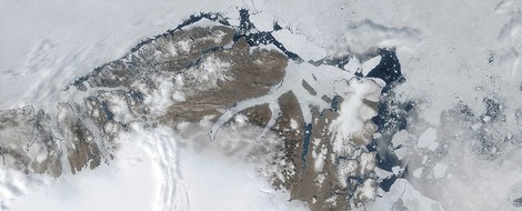 Arktisches Meereis zeigt weitere Auflösungserscheinungen