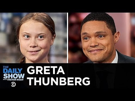 Greta Thunberg tut das maximal Mindeste – bei Trevor Noahs Today Show