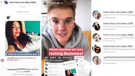 Was wollen Sexbots bei Instagram? Und wie sieht ein Date mit ihnen aus?