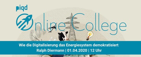 Wie die Digitalisierung das Energiesystem demokratisiert (Ralph Diermann | 01.04.2020 | 12 Uhr)