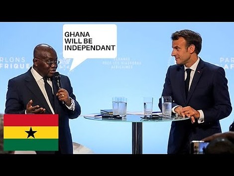 Unabhängigkeit: Der Präsident von Ghana erklärt Macron, was das für Afrika wirklich heißt. Chapeau!