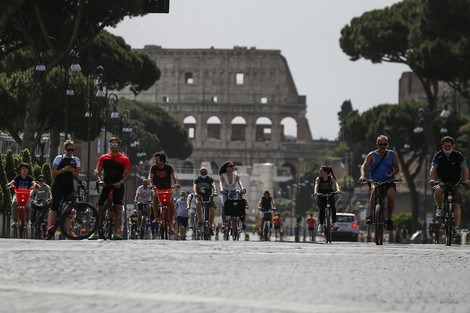 Italien steigt auf's Rad