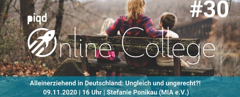 Alleinerziehend in Deutschland | Stefanie Ponikau | 09.11.2020