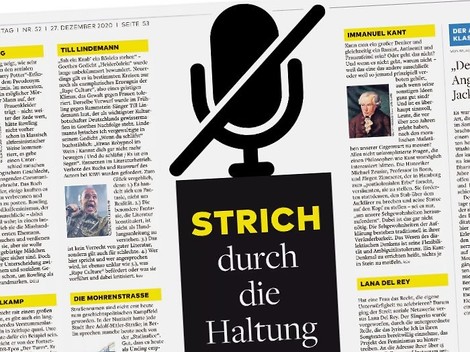 Die WamS macht sich über "Cancel Culture" lustig – unfreiwillig