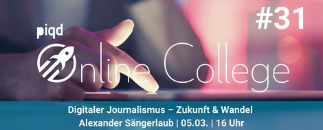 Digitaler Journalismus – Zukunft & Wandel | Alexander Sängerlaub