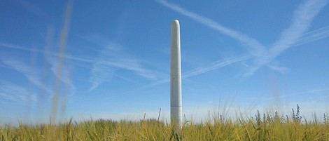 Ein Riesenvibrator als Alternative zu großen Windkraftwerken