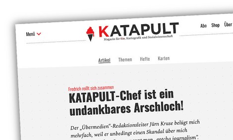 Katapult vs. Übermedien: Warum streiten zwei tolle Medienprojekte?