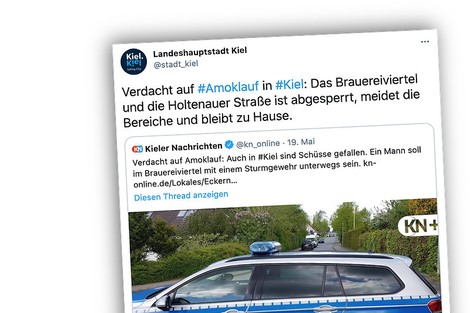 Als Medien in Kiel aus einem Gerücht einen Amoklauf machten