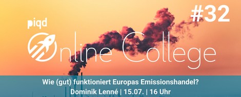 Wie (gut) funktioniert Europas Emissionshandel? | 15. Juli, 16 Uhr
