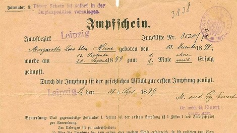 Drei Beiträge zur Geschichte der Impfgegner