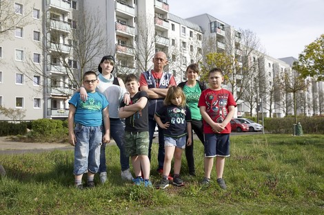 Aus dem Leben einer achtköpfigen Familie 