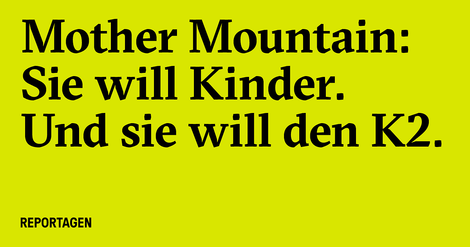 Mother Mountain - Dürfen Mütter Berg steigen? Und ihre Söhne?