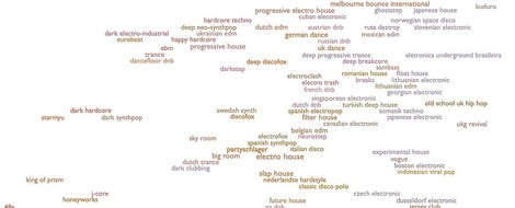 Alle musikalischen Genres zum Nachschlagen: Every Noise at Once