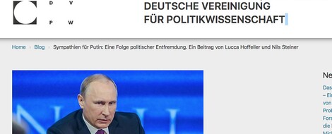 Der Feind meiner Feinde: Warum manche Deutsche Putin verteidigen